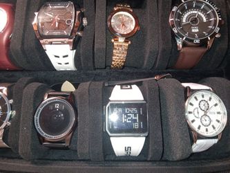 65 Watches.    Brand New Never Worn.  5 Smart Watches, And Every Kind And Color For Every Occasion You Can Go To.    