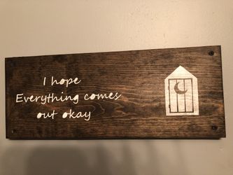 Farmhouse bathroom sign