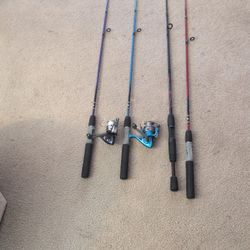 Trout Lake Fishing Rod And Reel Zebco Sling Shot