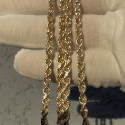 14k gold rope chain