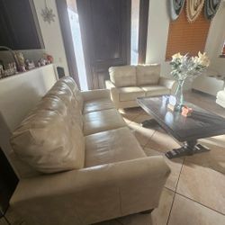 Leather Couches $380 OBO 