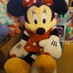 Big Mini Mouse Plush Vintage 