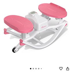 Merach Rocking Stepper Ski Machine with 3D Motion Stepper Design Side Sepper Machine for Home Workout - 330 lbs Capacity, Compact & Space-Saving Desig