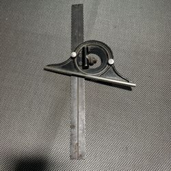 Millers Falls Co Combination Square / Protractor Usa Made