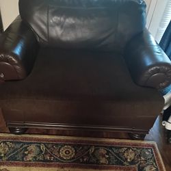 Leather Couches With Cloth Seats 