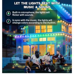 Smart RGB+IC Permanent Outdoor Eace Lights 100ft ( Brand New, Never Used ) For $60