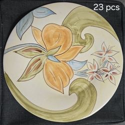 Floral Ceramic Plates