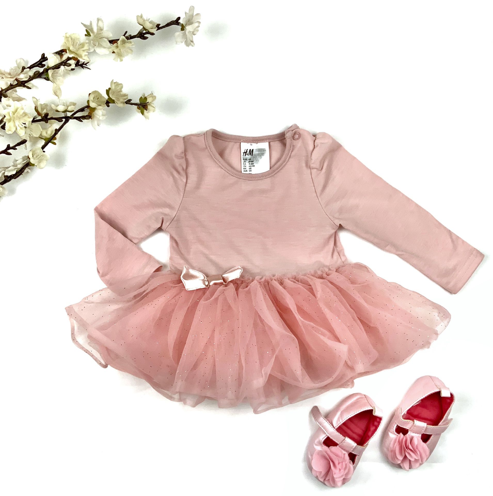 H&M Ballerina Dress 4-6M *Description below*
