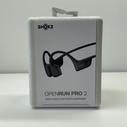 New Shokz OpenRun Pro 2 Bone Conduction Sports Headphones Black S820