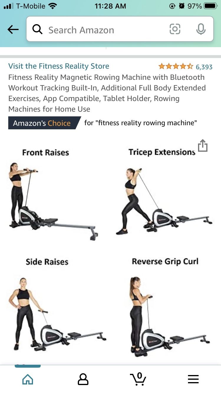 Exercise Machine  / Rower By Fitness Realty