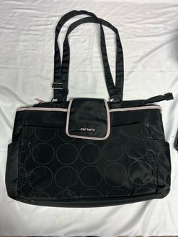 Diaper Bag Carter's Black Tote