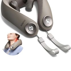 Brand new RENPHO Neck Massager with Heat [2025 Upgraded], 6D Cordless Neck Massager for Pain Relief Deep Tissue, Deep Kneading Shoulder Massage, Khaki