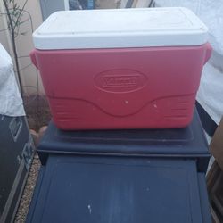 Ice Chest Cooler By Coleman  24 Cans I ASK $20.00