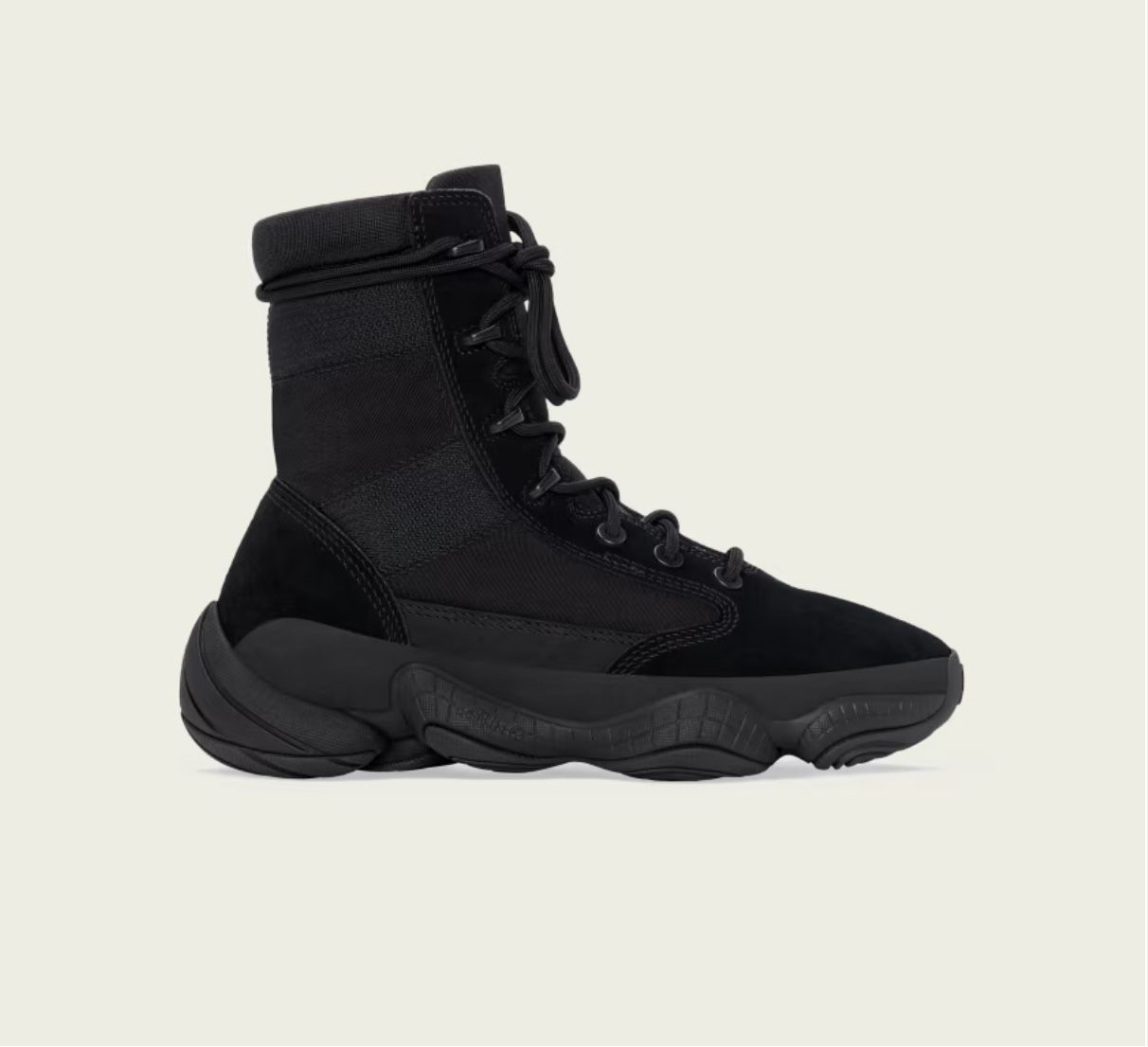 Adidas Yeezy 500 High Tactical Boot Sneakers Black