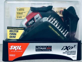 SKIL ixo2 Handheld Compact Cordless Screwdriver Smartcharge System 3.6V w BITS