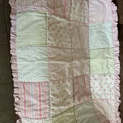 Reversible Crib Blanket & Bumper Pad