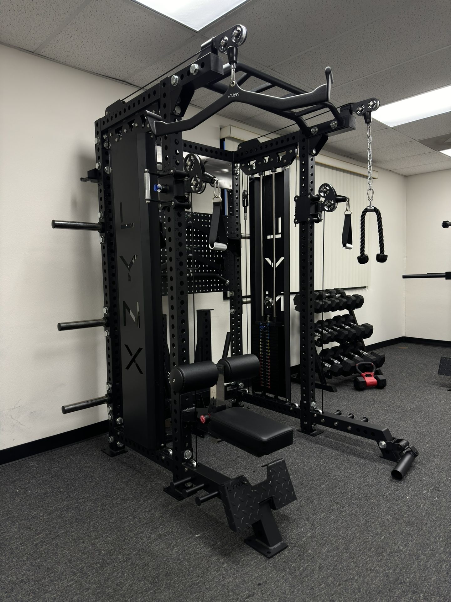 LYNX Fitness 2 in 1 PRO Series Rack🔹All In One Home Gym🔹Dual Cable Machine🔹Squat Rack