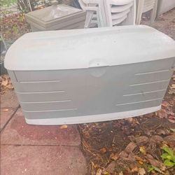 Prices firm... Rubbermaid 130 gallon deck box