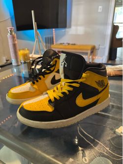 Jordan yellow and black