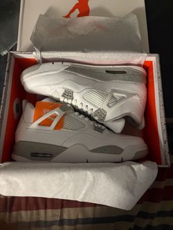 White Cement Jordan 4 Size 12