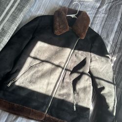 Hollister Fur Lined Coat 