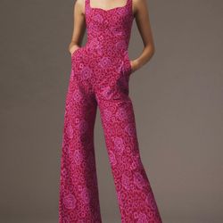 Anthropologie Maeve Printed Jumpsuit