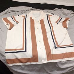 Men's SUPER HOT striped Dress Shirt!!!!!!