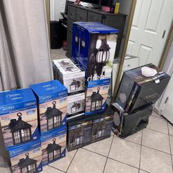 Indoor and outdoors lamps ask me which one you need for a price or if you need everything.