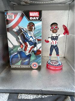 Washington nationals 2026 SGA new marvel day captain America Bobblehead