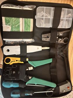 Electrician set/network cable tool kit