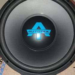 New Pair of Autotek 12" Subwoofers 
