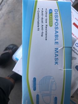 Disposable face masks 50