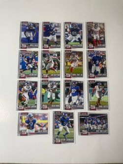 2026 Topps Football New York Giants Complete Team Set 15 Cards