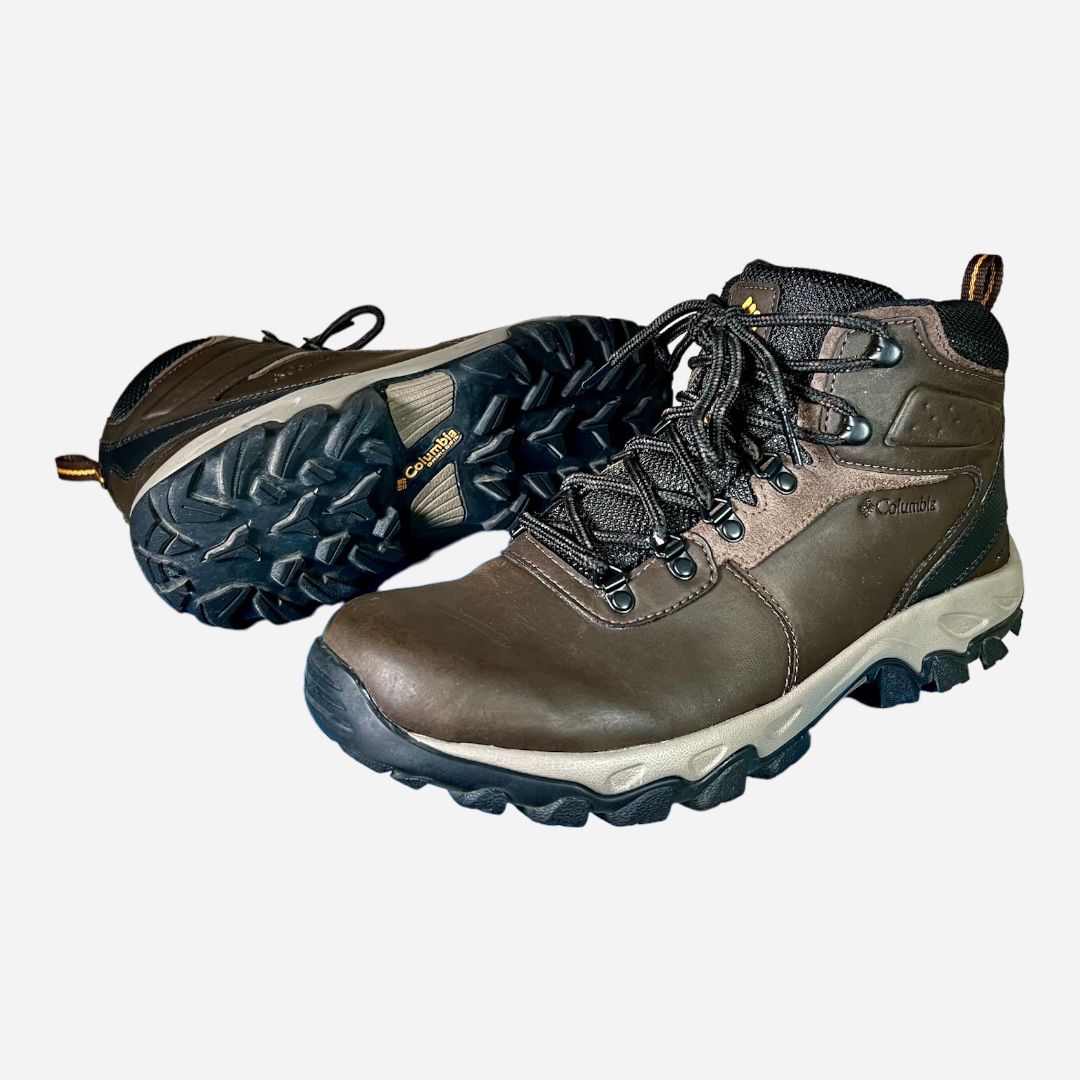 Columbia Newton Ridge Plus ll Waterproof Wide Brown Men’s Boots Sz 10.5