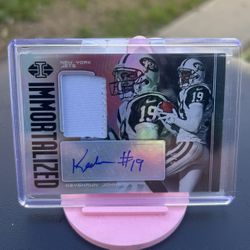 2019 Keyshawn  Johnson Immortalized Jersey Patch Auto Black 5/5🔥