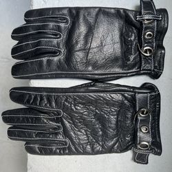Harley Davidson Leather Gloves - W small $25
