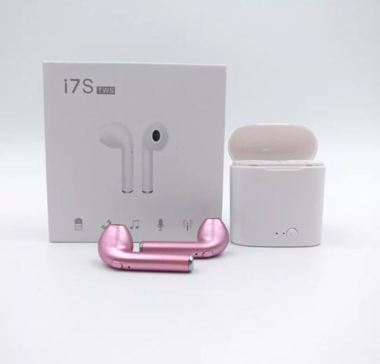 I7S TWS Bluetooth wireless Headphones For all phone cellphone apple iPod iPad android Samsung Galaxya