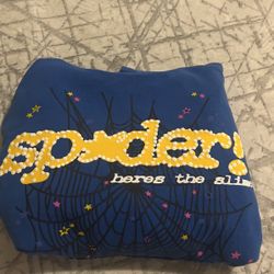 Tc Blue Sp5der Hoodie