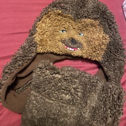 Star Wars Chewbacca Fury Hat And Scarf Gloves