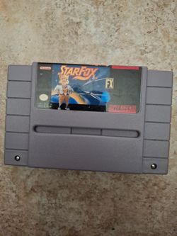 Star Fox Super Nintendo SNES Cartridge