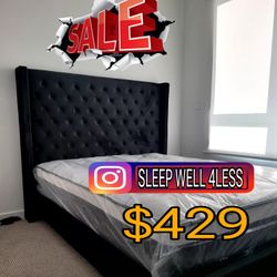 NEW QUEEN BED 