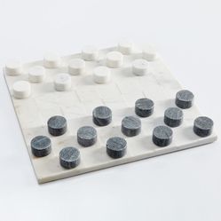 Inlay Green Marble Checkers 