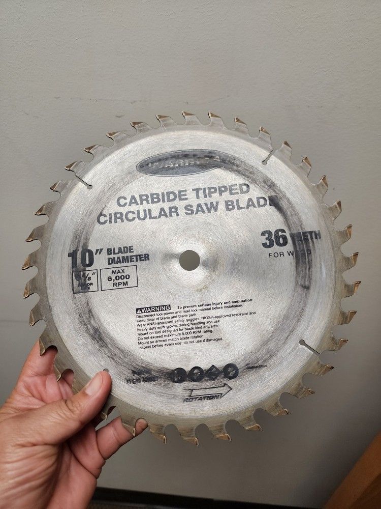 Warriors CARBIDE TIPPED CIRCULAR BLADE 10'