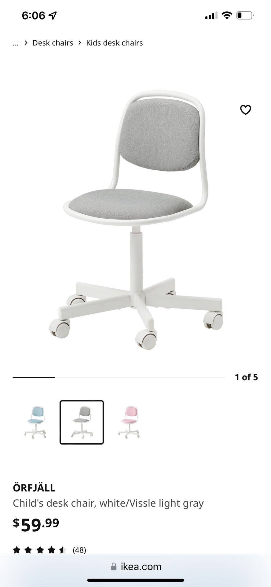Kids Desk Chair