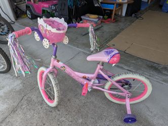 Girls princess bike 16