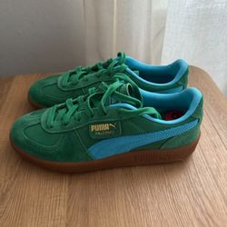 Puma Palermo Vintage Update Archive Green Bright Aqua ( US M 7)