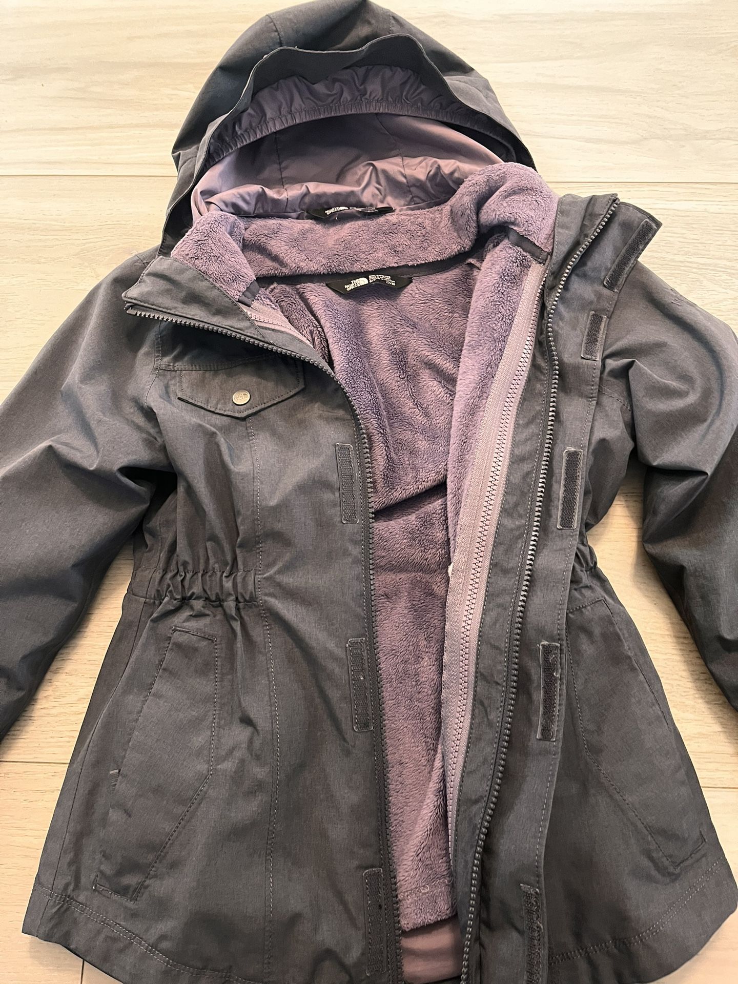 The North Face Jackets & Coats | Kids Northface Coat with Hood & Removable Fleece | size 7/8