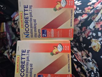 Nicorette 2 mg 160 pcs. X2 boxes
