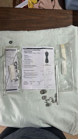 Stainless Steel Peppermill Kit