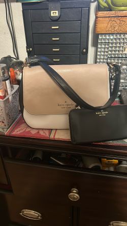 Brand New Kate Spade Crossbody Purse With Matching Wallet Firm